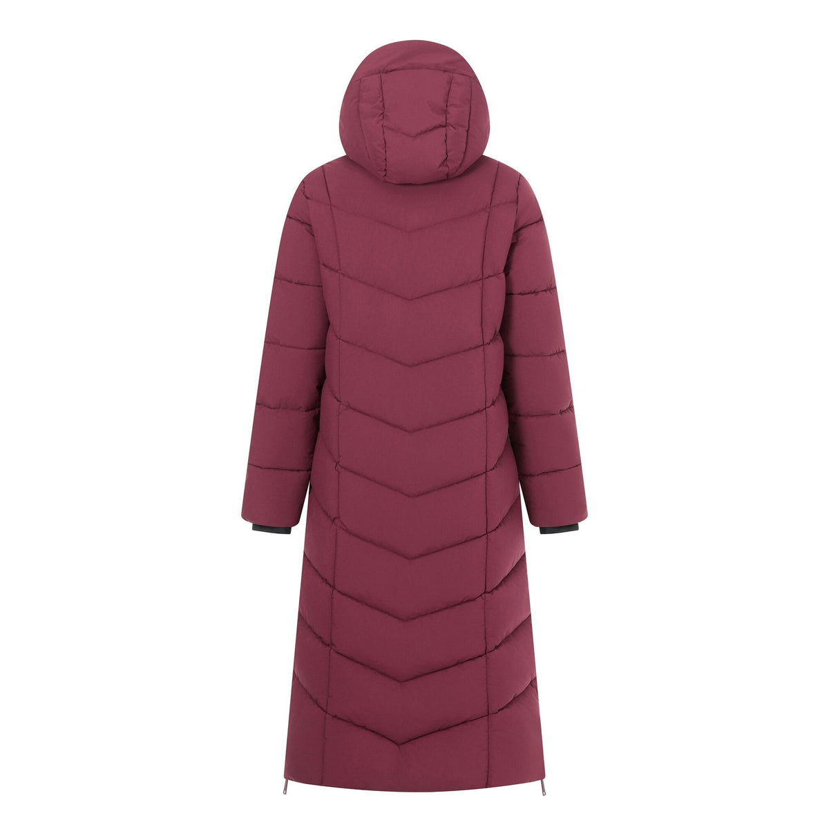 Fig - Back - Regatta Womens-Ladies Eloria Long Length Padded Jacket
