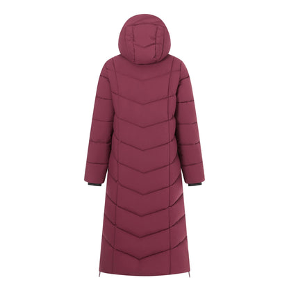 Fig - Back - Regatta Womens-Ladies Eloria Long Length Padded Jacket