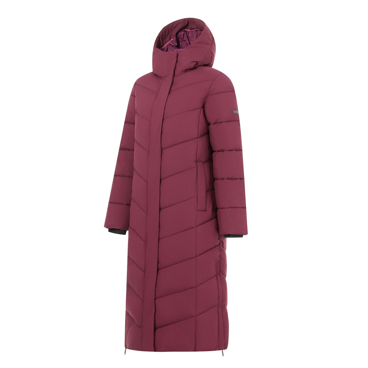 Fig - Side - Regatta Womens-Ladies Eloria Long Length Padded Jacket