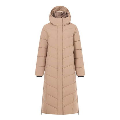 Mocha - Front - Regatta Womens-Ladies Eloria Long Length Padded Jacket
