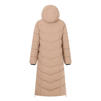 Mocha - Back - Regatta Womens-Ladies Eloria Long Length Padded Jacket