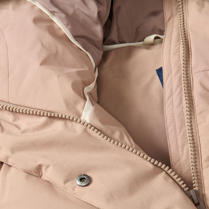 Mocha - Pack Shot - Regatta Womens-Ladies Eloria Long Length Padded Jacket