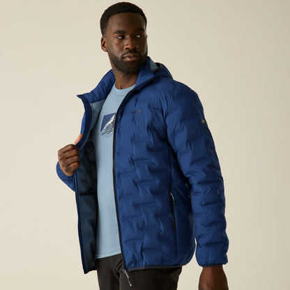 Aviator Blue - Close up - Regatta Mens Astrel Padded Jacket