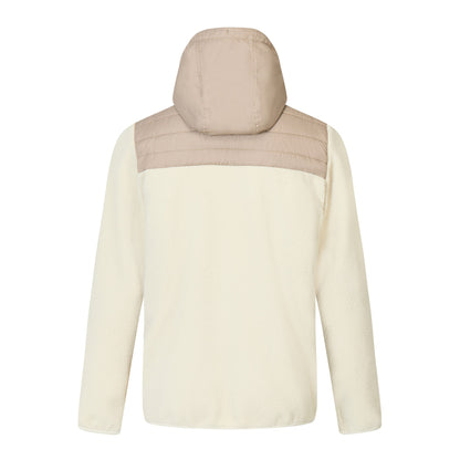 Abbeystone-Smokey Olive - Back - Regatta Mens Frankie Two Tone Borg Fleece Hybrid Jacket