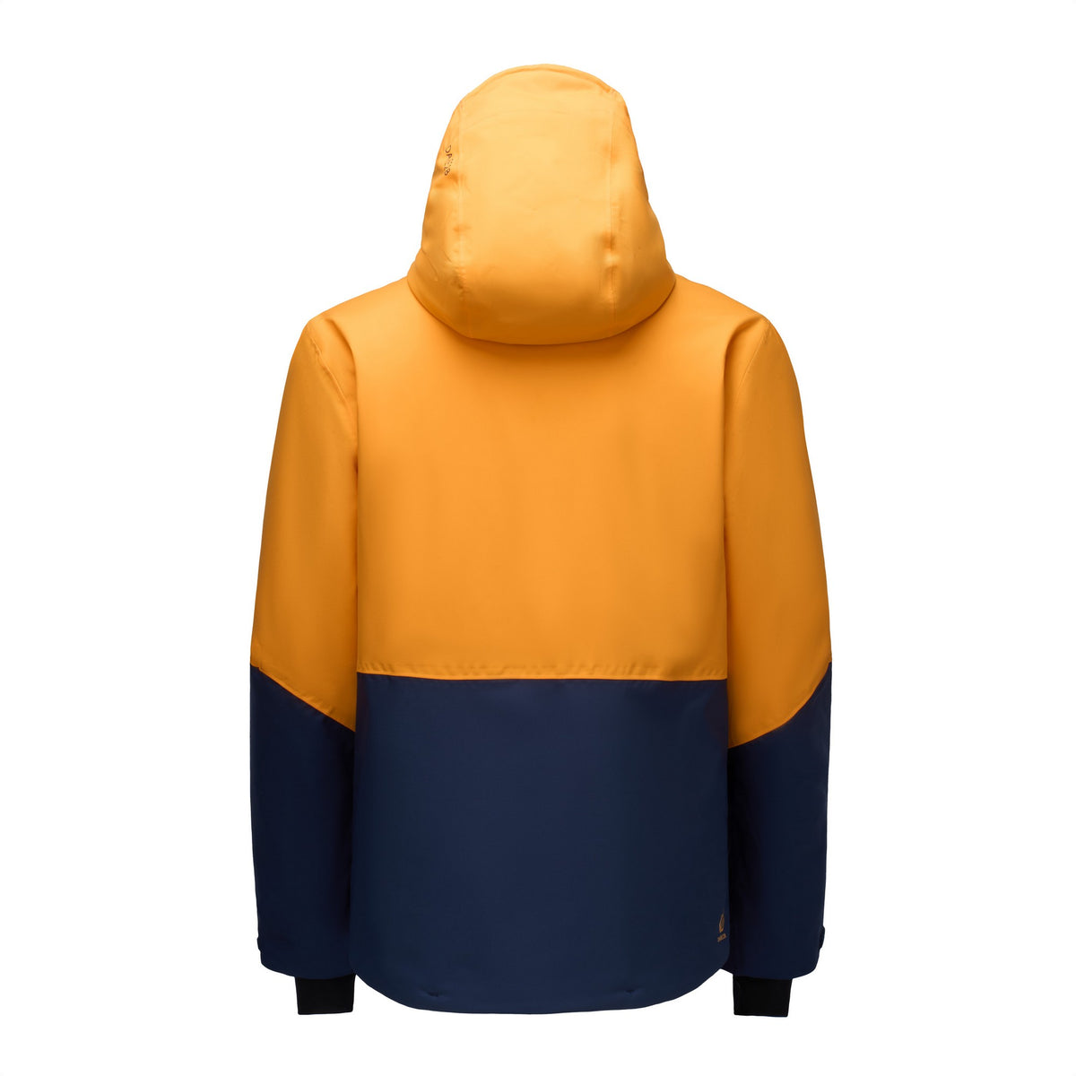 Navy-Electric Orange - Back - Dare 2B Mens Halfpipe IV Colour Block Ski Jacket