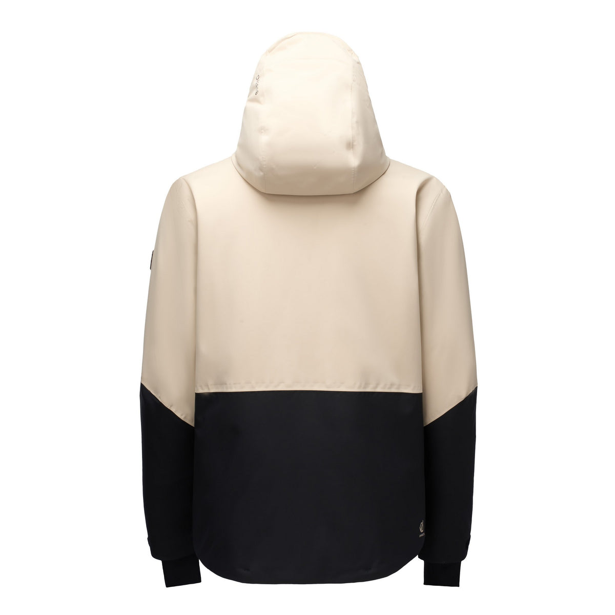 White Pepper-Black - Back - Dare 2B Mens Halfpipe IV Colour Block Ski Jacket