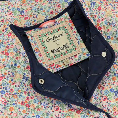 Cream Harmony - Pack Shot - Regatta Womens-Ladies Cath Kidston Ditsy Floral Padded Jacket