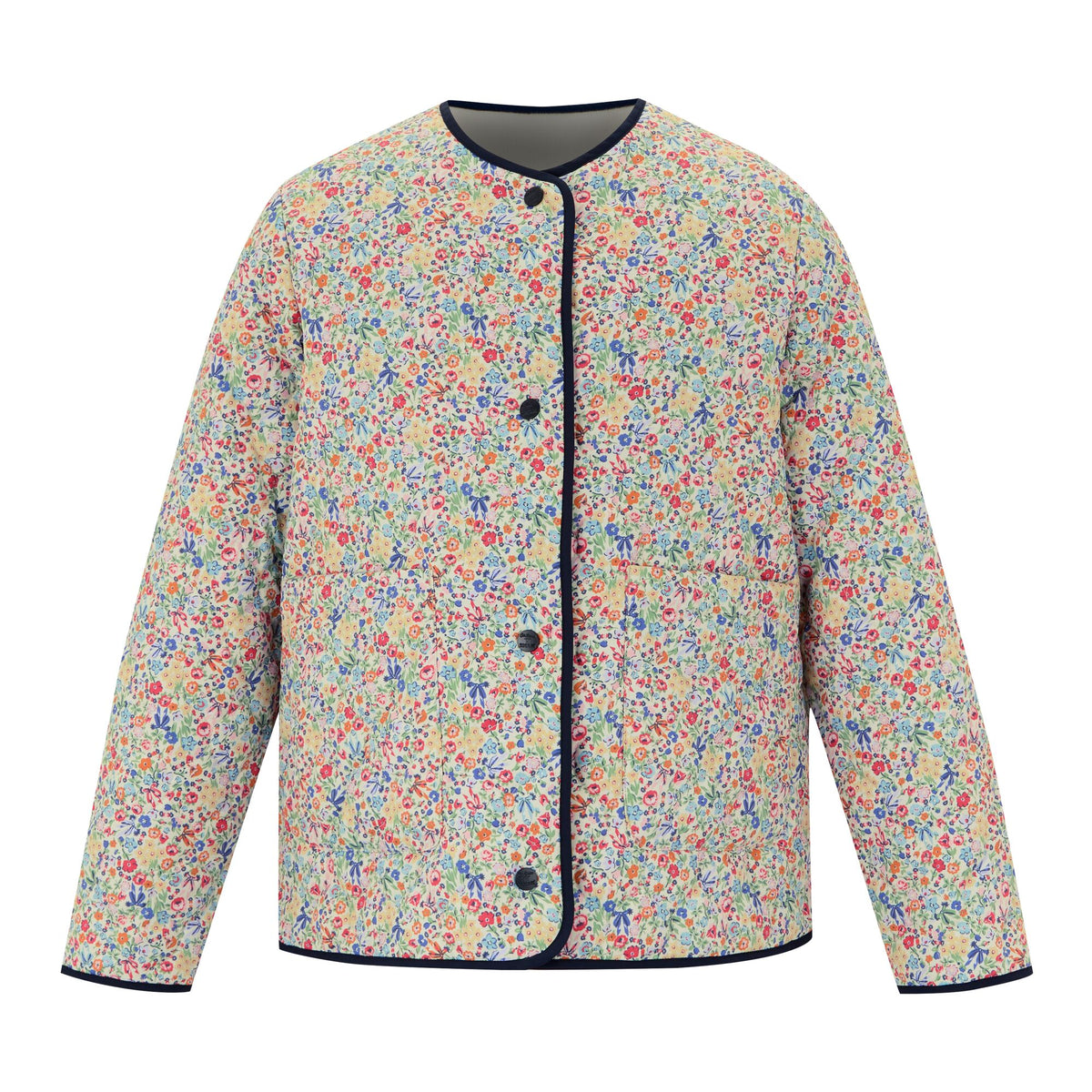Cream Harmony - Front - Regatta Womens-Ladies Cath Kidston Ditsy Floral Padded Jacket