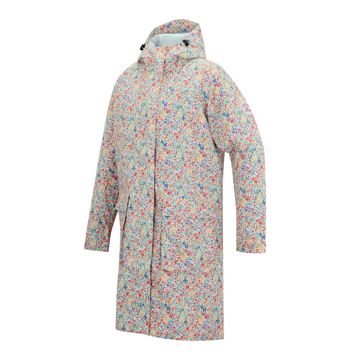 Cream Harmony - Side - Regatta Womens-Ladies Cath Kidston Ditsy Floral Long Length Waterproof Jacket
