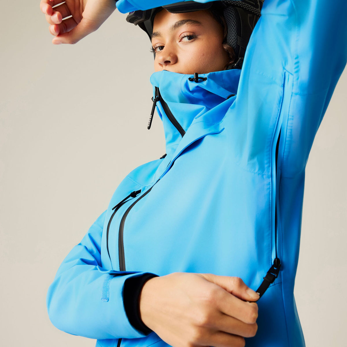 Elysium Blue - Close up - Dare 2B Womens-Ladies Ski Jacket