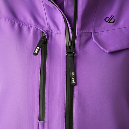 Amaranth-Purple - Close up - Dare 2B Womens-Ladies Ski Jacket