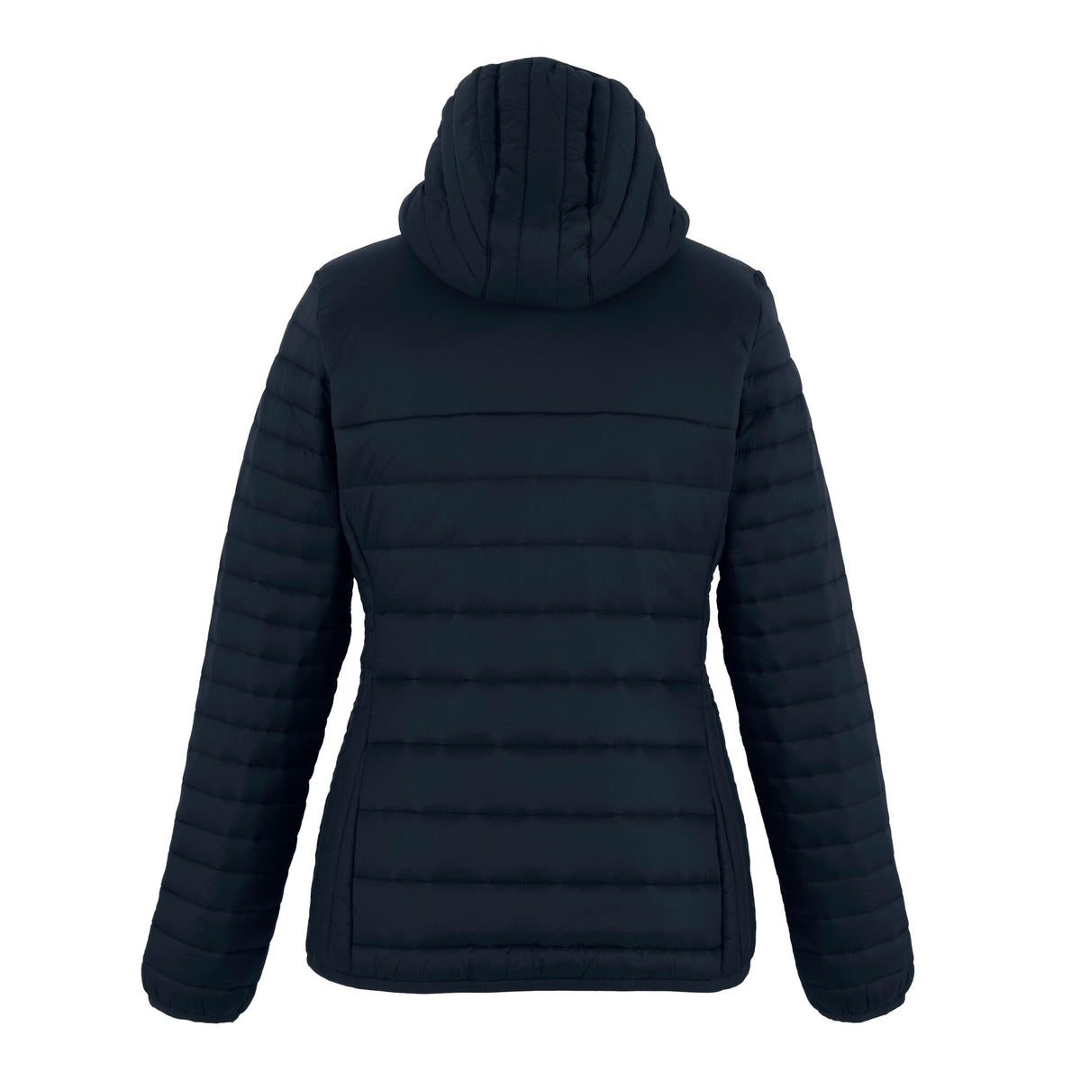 Navy-Black - Back - Regatta Womens-Ladies Loft Lite Baffled Hybrid Jacket
