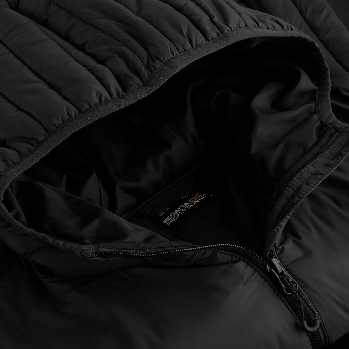 Black - Pack Shot - Regatta Womens-Ladies Loft Lite Baffled Hybrid Jacket