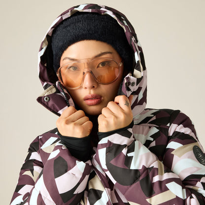 Huckleberry - Close up - Dare 2B Womens-Ladies Allure Abstract Ski Jacket