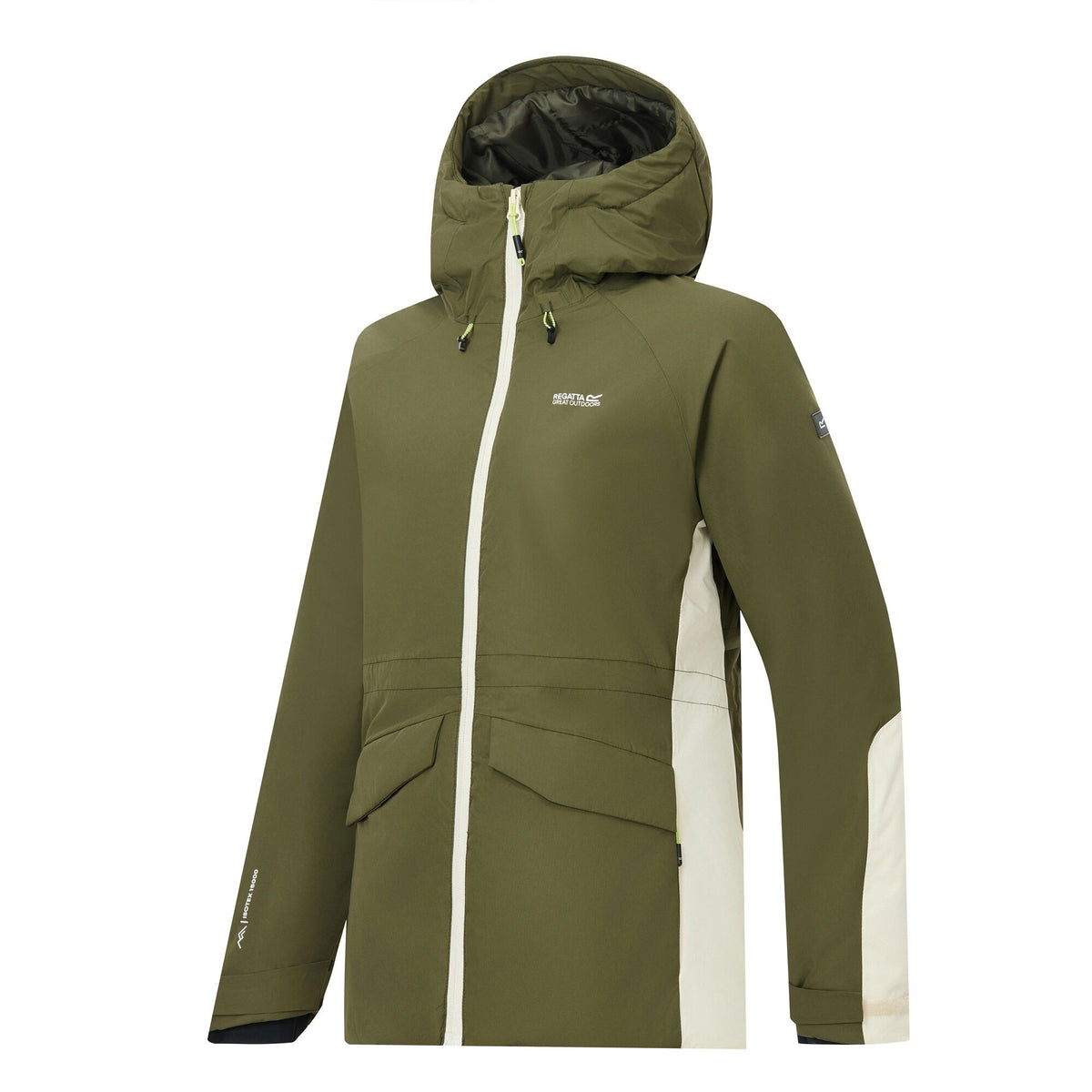 Olive Night-Light Vanilla - Side - Regatta Womens-Ladies Marcia Insulated Jacket