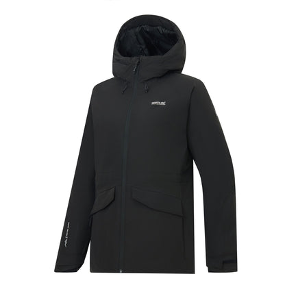 Black - Side - Regatta Womens-Ladies Marcia Insulated Jacket