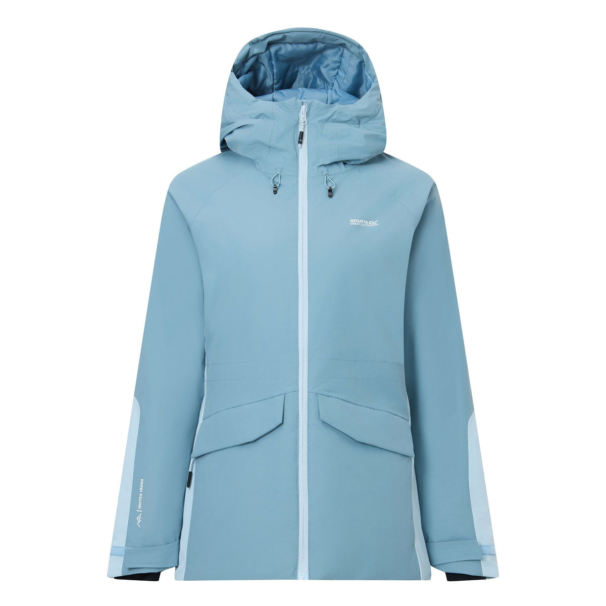 Dusky Blue-Skyway - Front - Regatta Womens-Ladies Marcia Insulated Jacket