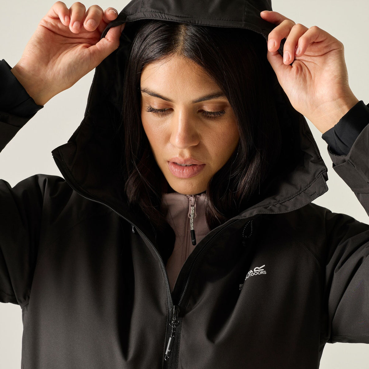 Black - Pack Shot - Regatta Womens-Ladies Marcia Insulated Jacket