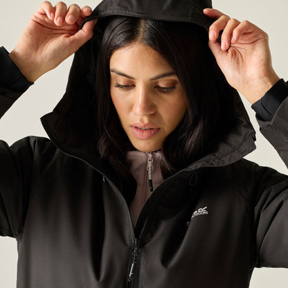 Black - Pack Shot - Regatta Womens-Ladies Marcia Insulated Jacket