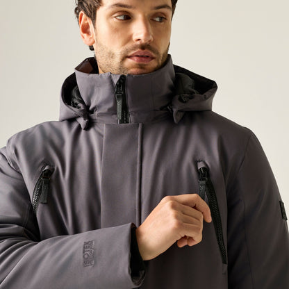Iron - Lifestyle - Regatta Mens Marron Waterproof Insulated Jacket