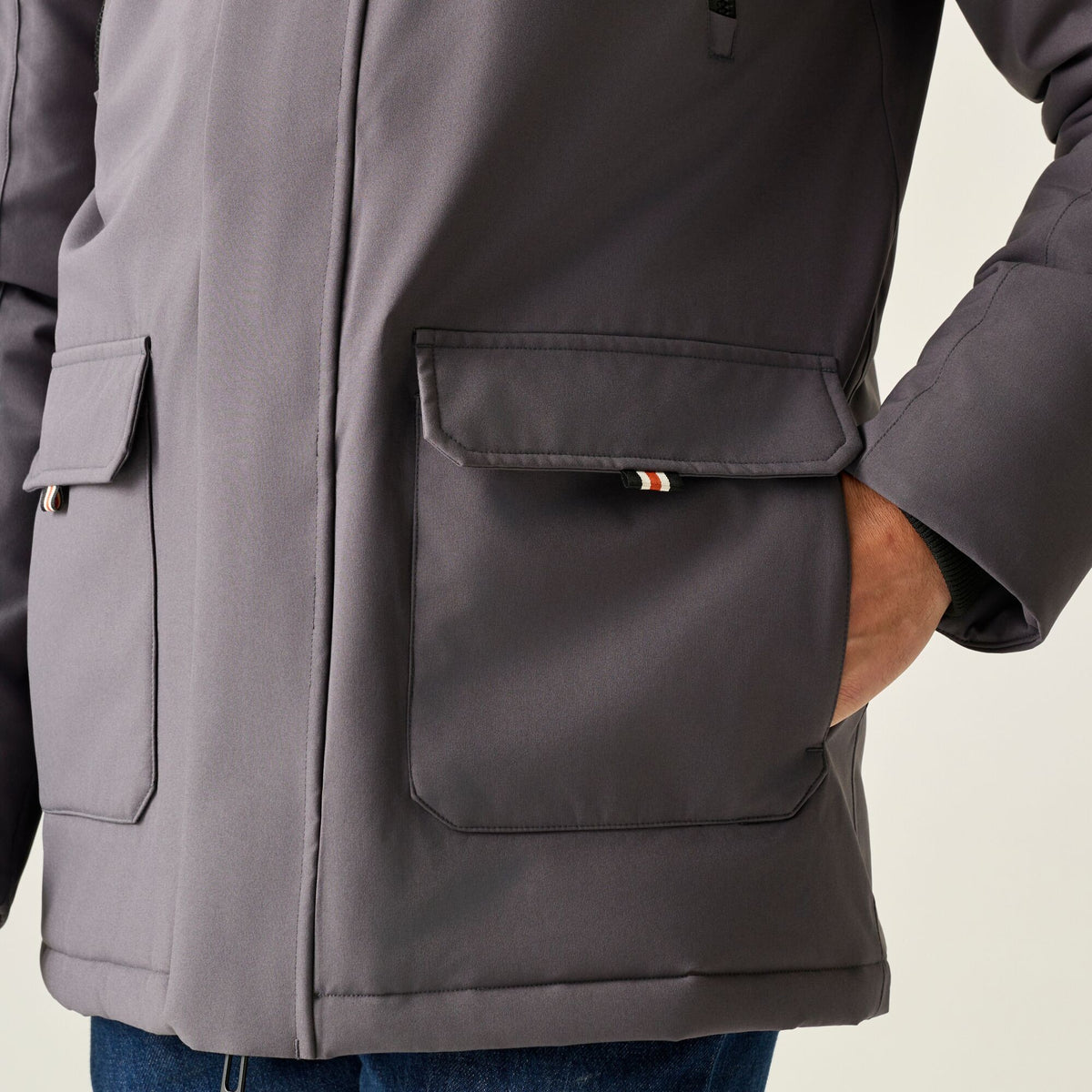Iron - Pack Shot - Regatta Mens Marron Waterproof Insulated Jacket