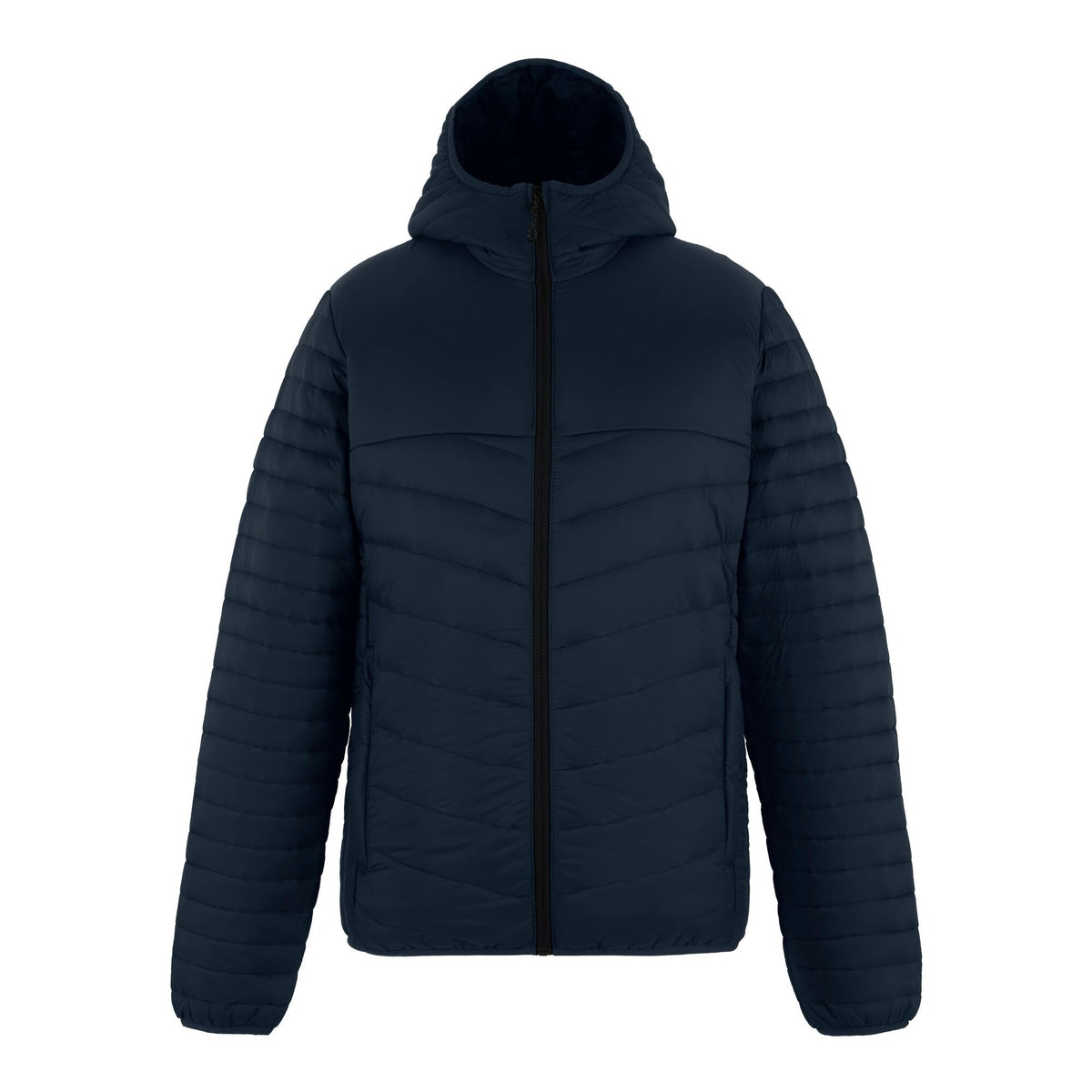 Navy-Black - Front - Regatta Mens Loft Lite Baffled Hybrid Jacket