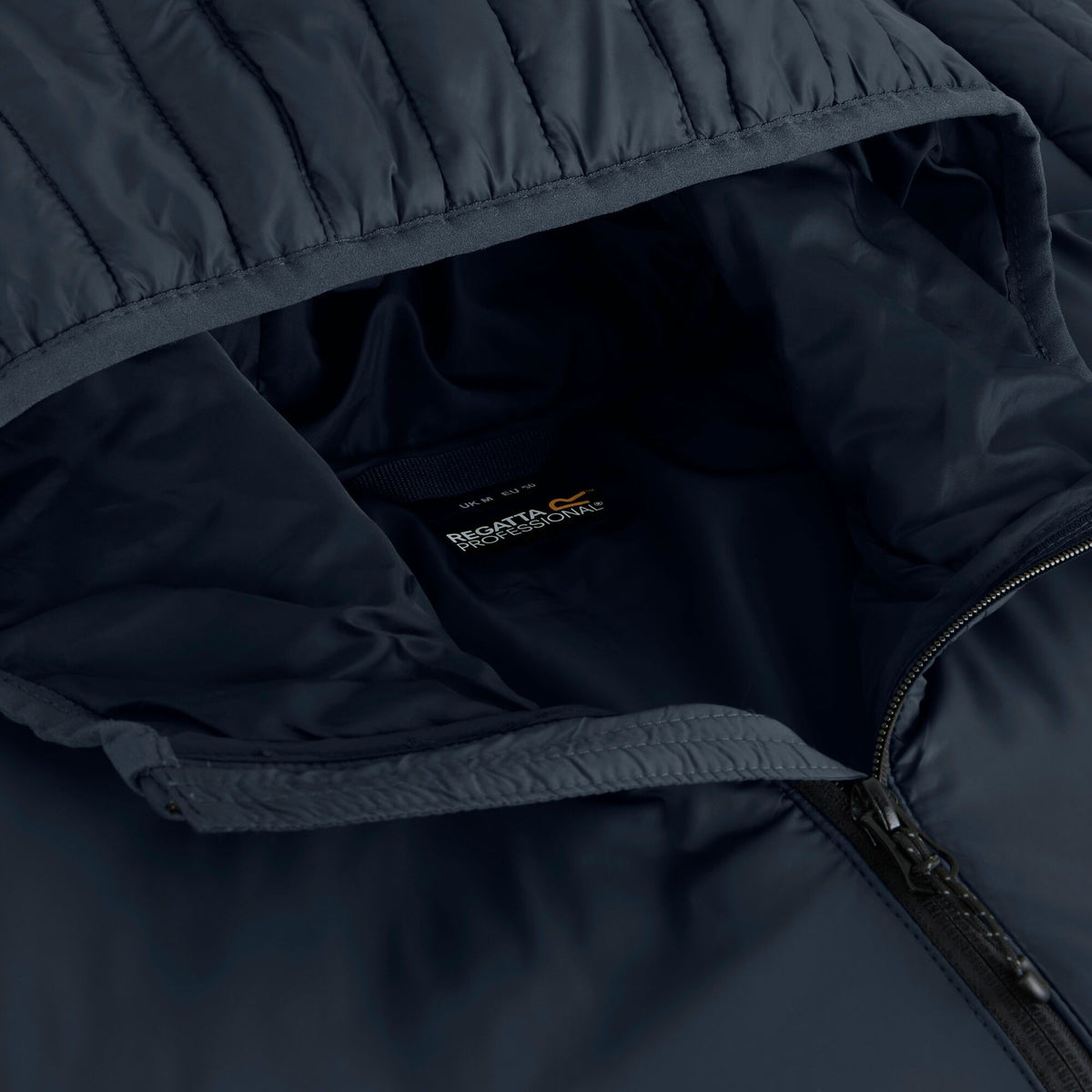 Navy-Black - Pack Shot - Regatta Mens Loft Lite Baffled Hybrid Jacket