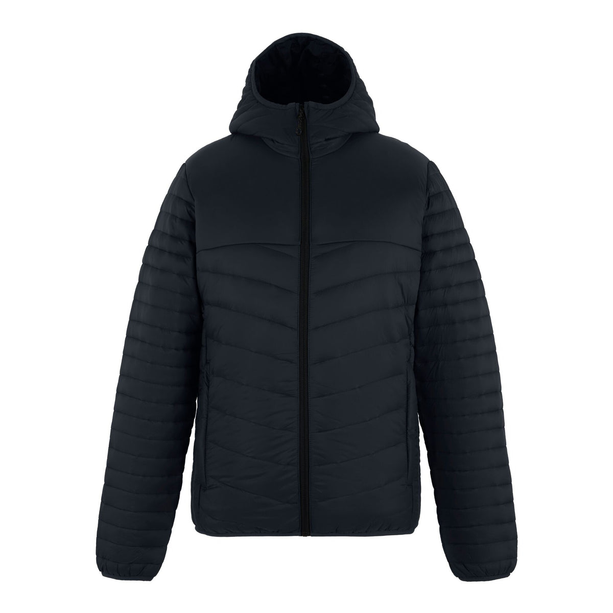 Seal Grey-Black - Front - Regatta Mens Loft Lite Baffled Hybrid Jacket