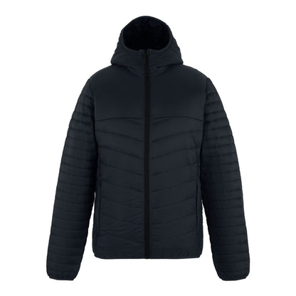 Seal Grey-Black - Front - Regatta Mens Loft Lite Baffled Hybrid Jacket