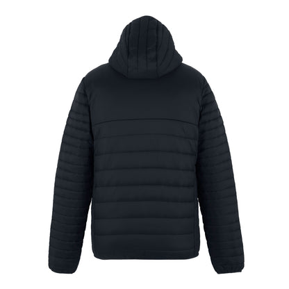 Seal Grey-Black - Back - Regatta Mens Loft Lite Baffled Hybrid Jacket