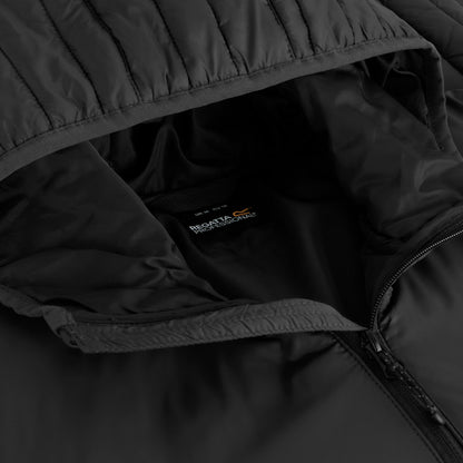 Black - Pack Shot - Regatta Mens Loft Lite Baffled Hybrid Jacket