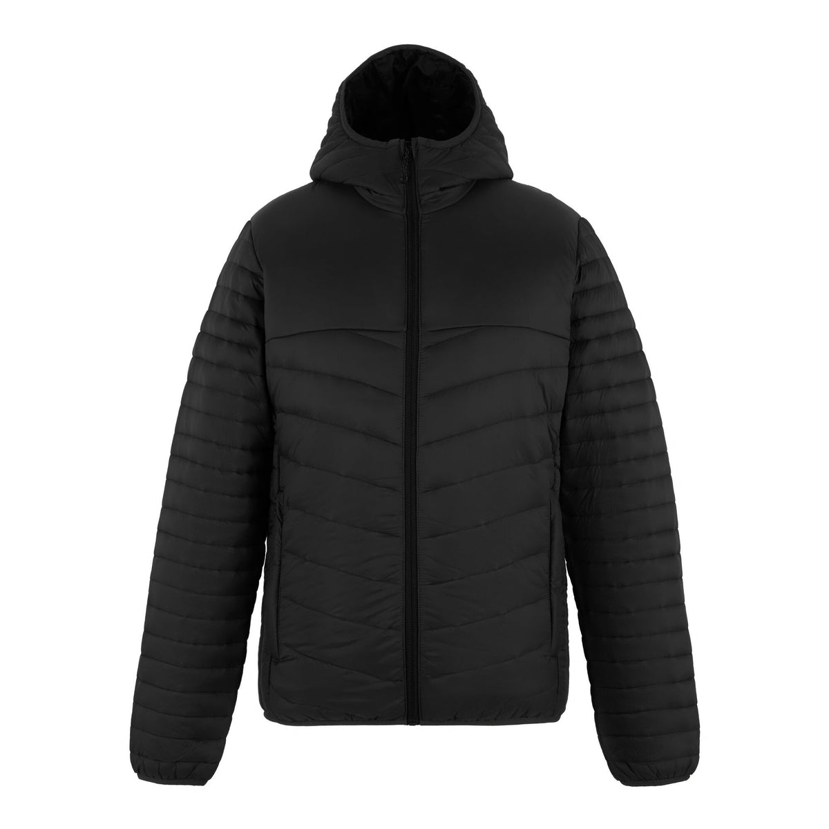 Black - Front - Regatta Mens Loft Lite Baffled Hybrid Jacket