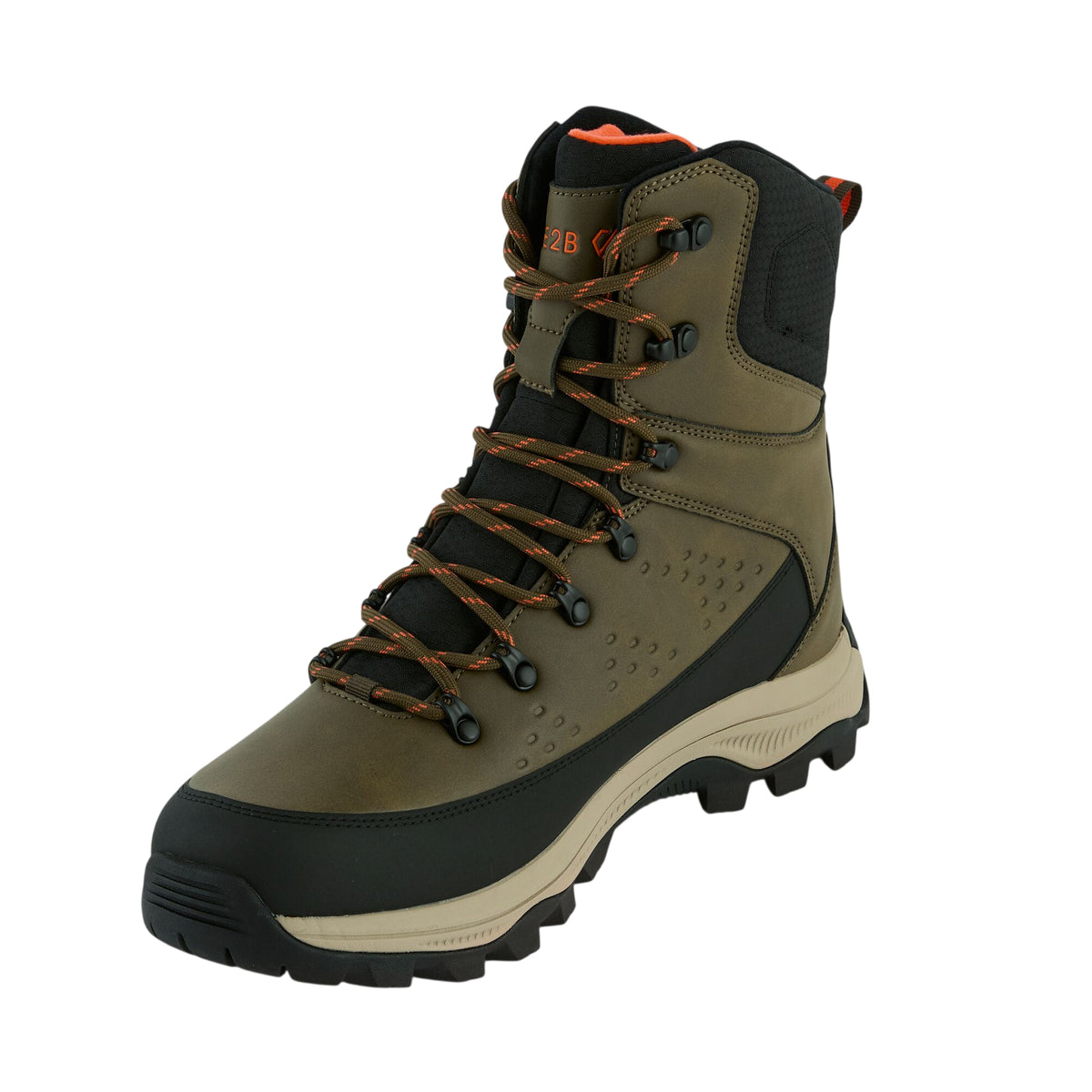 Dark Khaki - Side - Dare 2B Mens Roam Waterproof Mid Cut Snow Boots