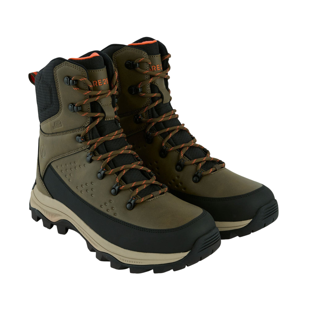 Dark Khaki - Close up - Dare 2B Mens Roam Waterproof Mid Cut Snow Boots