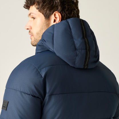 Navy - Pack Shot - Regatta Mens Layska Padded Jacket