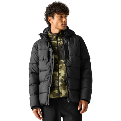 Black - Front - Regatta Mens Layska Padded Jacket