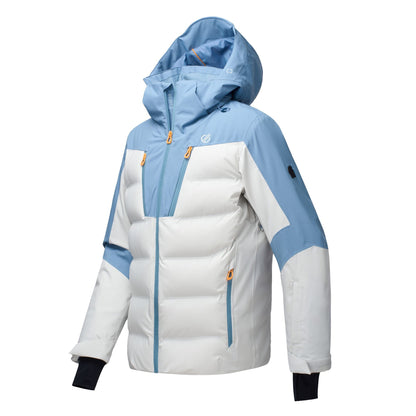 Dusky Blue-Iceberg - Side - Dare 2B Mens Speed III Ski Jacket