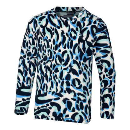 Blue-Black - Lifestyle - Dare 2B Childrens-Kids Movement Animal Print Thermal Base Layer Set