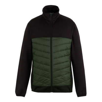 Dark Khaki-Black - Front - Regatta Mens Loft Lite Hybrid Padded Jacket
