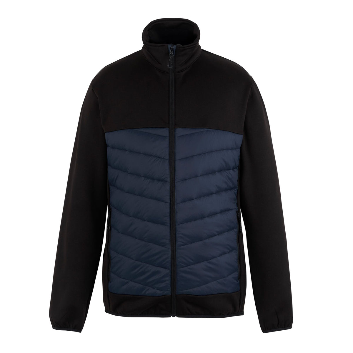 Navy-Black - Front - Regatta Mens Loft Lite Hybrid Padded Jacket
