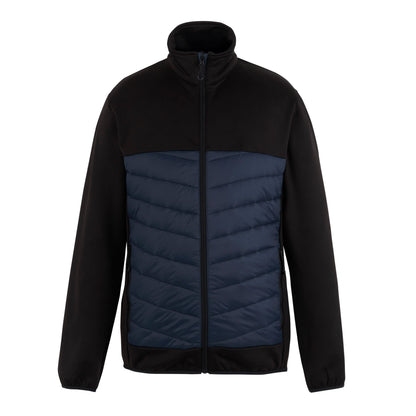 Navy-Black - Front - Regatta Mens Loft Lite Hybrid Padded Jacket