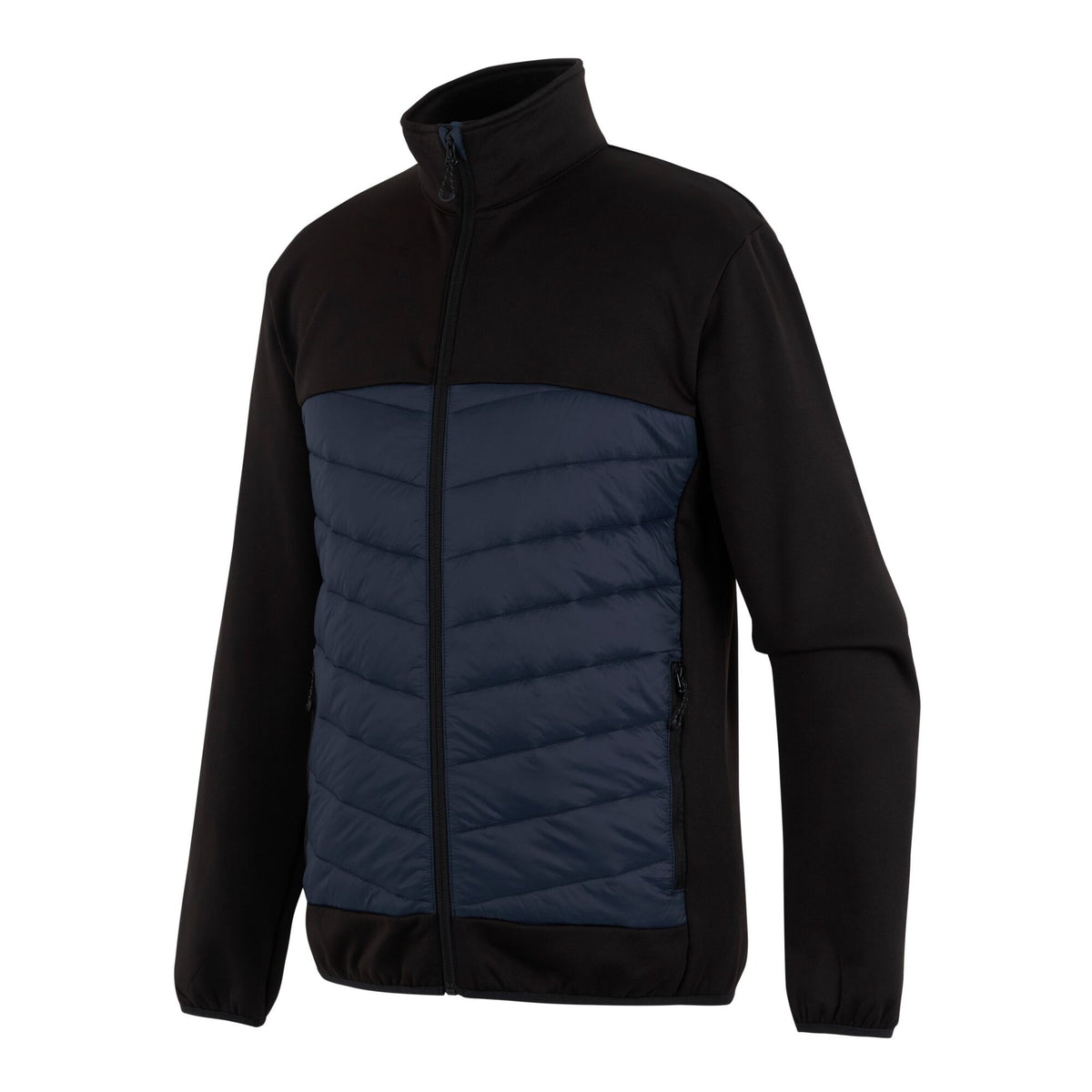 Navy-Black - Side - Regatta Mens Loft Lite Hybrid Padded Jacket