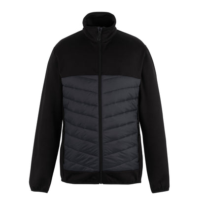 Seal Grey-Black - Front - Regatta Mens Loft Lite Hybrid Padded Jacket