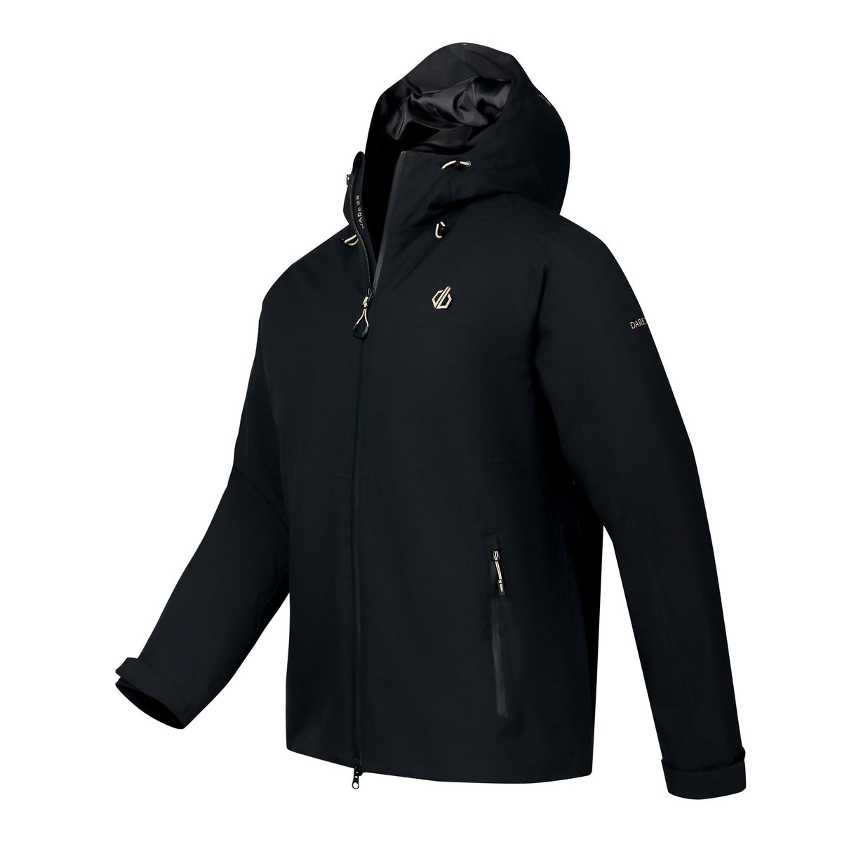Black - Side - Dare 2B Mens Torrek Blazen II Waterproof Jacket