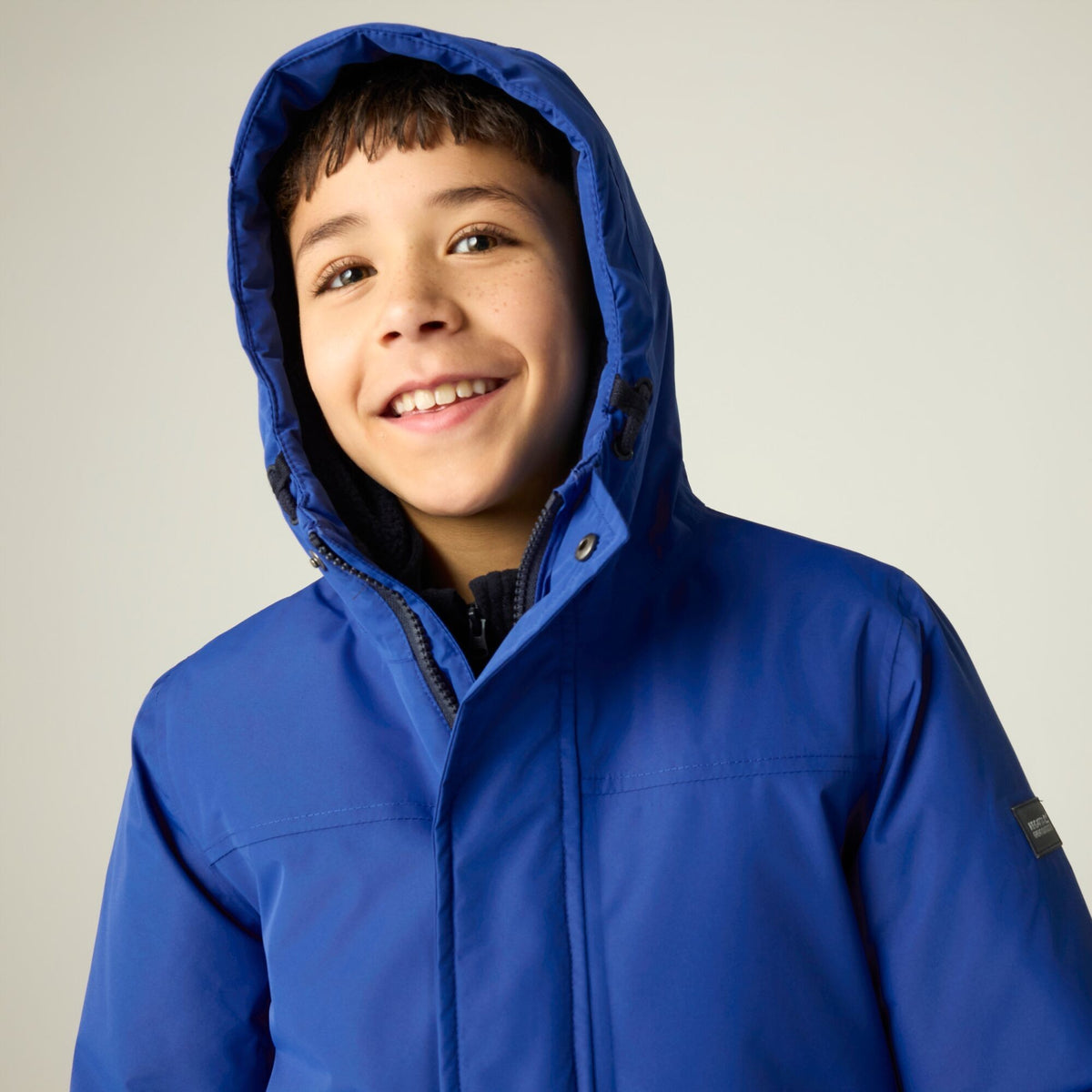 Olympian Blue-Navy - Lifestyle - Regatta Childrens-Kids Farbank II Waterproof Insulated Jacket