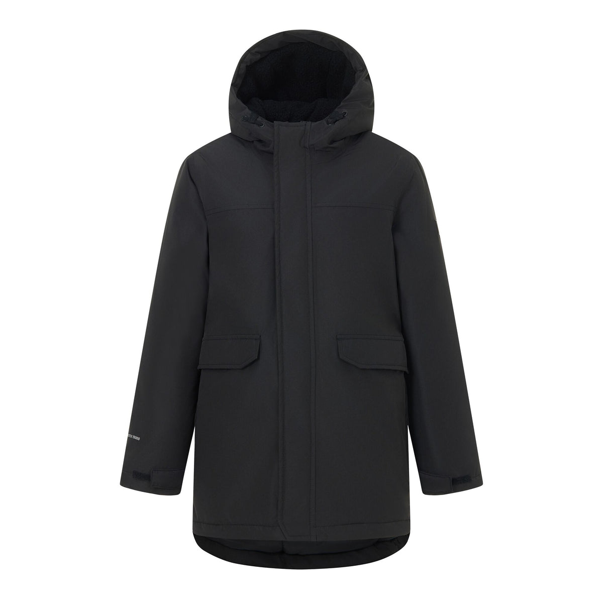 Black - Front - Regatta Childrens-Kids Farbank II Waterproof Insulated Jacket