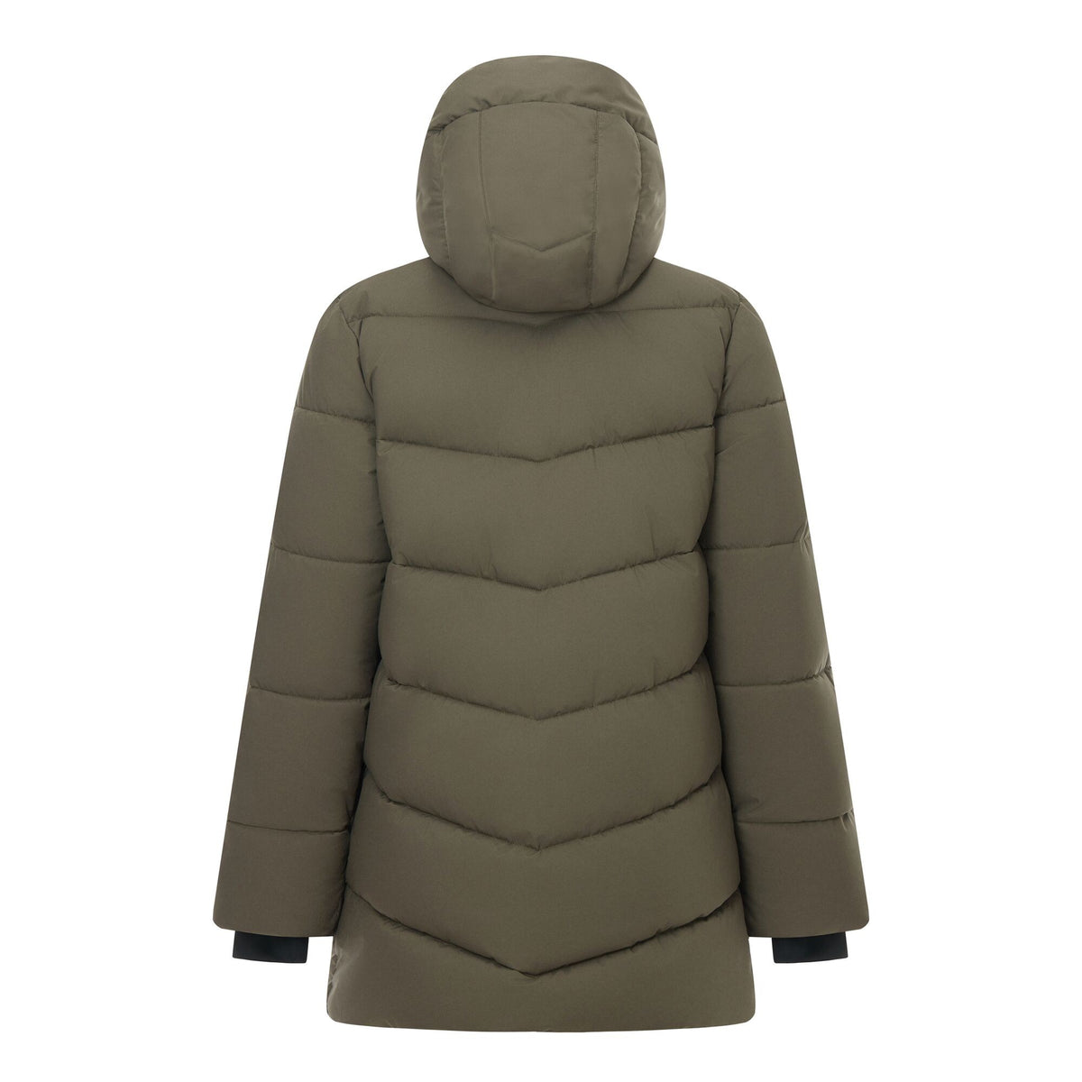 Dark Khaki - Back - Regatta Womens-Ladies Faye Padded Jacket