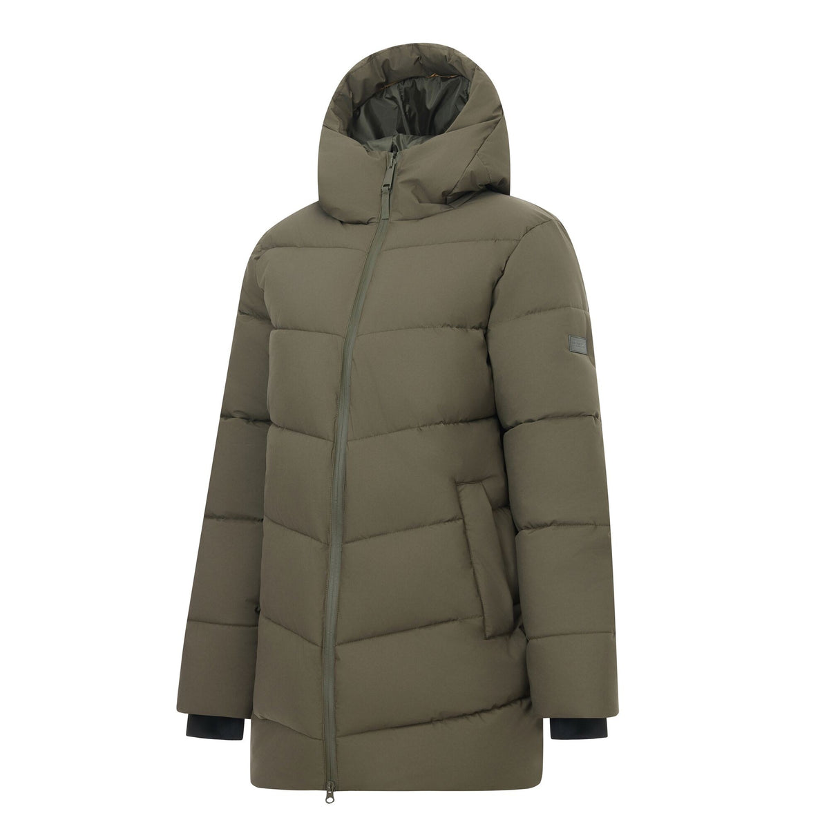 Dark Khaki - Side - Regatta Womens-Ladies Faye Padded Jacket