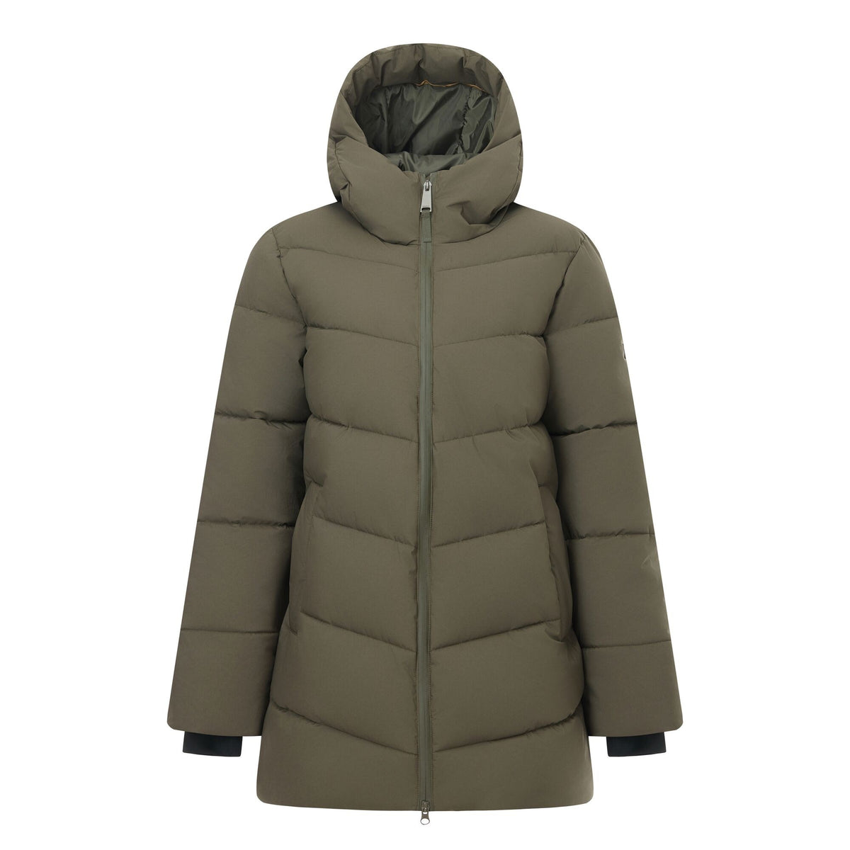 Dark Khaki - Front - Regatta Womens-Ladies Faye Padded Jacket