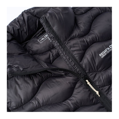 Black - Close up - Regatta Womens-Ladies Hydi Insulated Padded Jacket